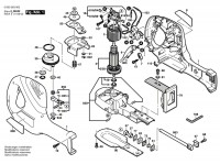 Bosch 0 603 363 003 Pfz 600 General Purpose Saw 230 V / Eu Spare Parts